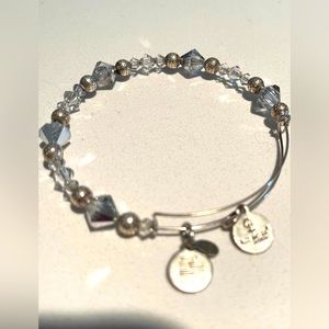 Alex and Ani silver bracelet